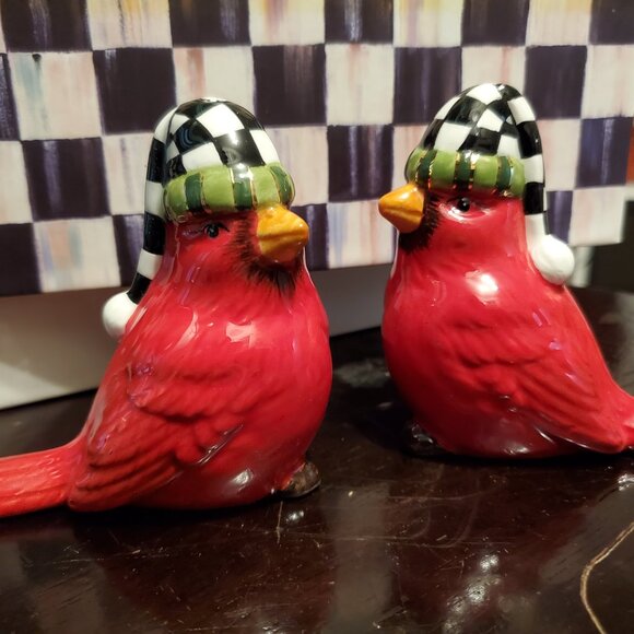 Mackenzie Childs salt & pepper set - Picture 3 of 4